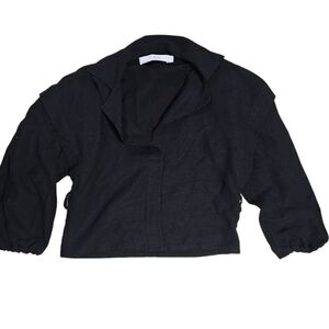 IRO Leal Linen-Blend kimono Top